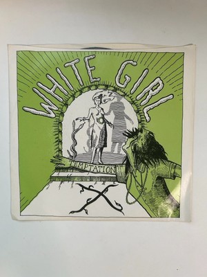 White Girl Temptation 7-inch 45 Vinyl Record Slash Records 1980 Green Sleeve