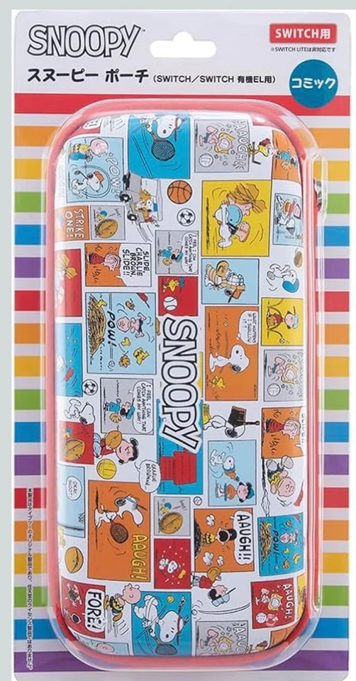Snoopy pouch case cover for Nintendo SWITCH / SWITCH OLED Multicolor New Japan - Image 2 of 4