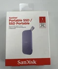 1TB Sandisk Portable SSD - Lavender, Up to 800MB/s, USB-C, USB 3.2 Gen 2