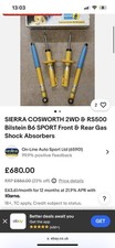 Ford Sierra rs cosworth 2wd bilstein shocks ! New !! BARGAIN !!!