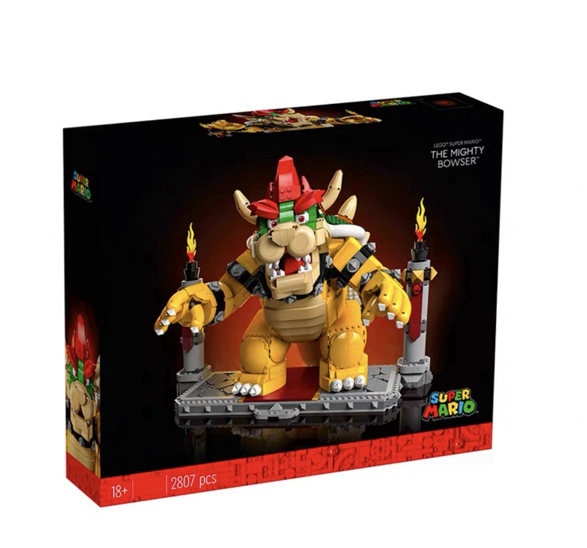 Super Mario The Mighty Bowser Mock 71411 High Quality Building Blocks 2807pc