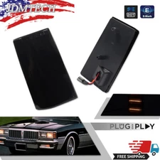 Smoke Amber LED Side Marker Light For 83-89 Pontiac Bonneville Parisienne Safari