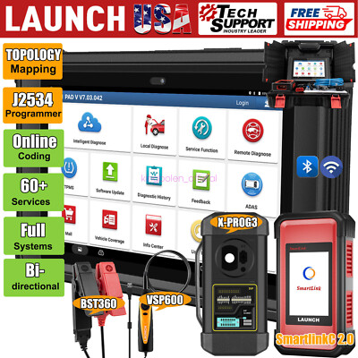2026 LAUNCH X431 PAD V PAD5 Car Diagnostic Scanner Tool Programming E~CU Coding