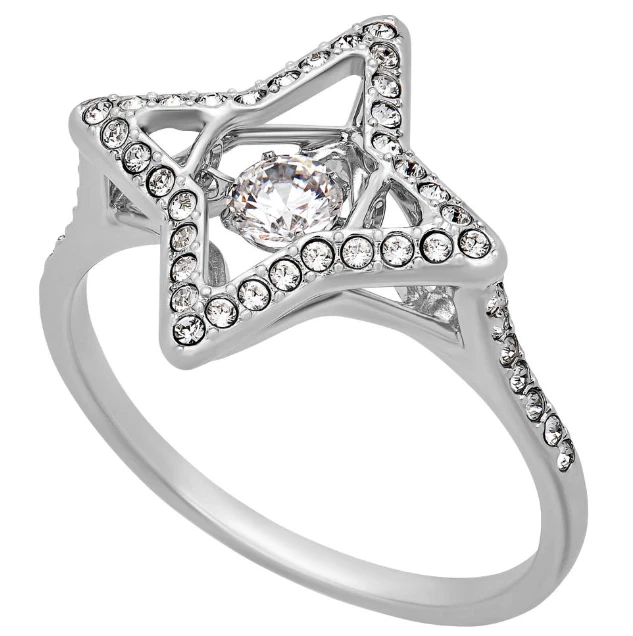 Swarovski sparkling dance star best sale ring