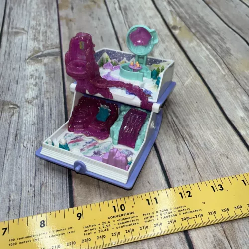 Vintage Bluebird Polly Pocket 1995 Sparkle Snowland Storybook Compact ONLY