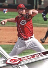 2017 Topps Update #US53 Barrett Astin - Cincinnati Reds RC MLB Baseball Card