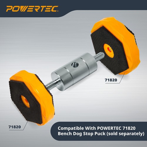 Conectores POWERTEC 72170 para disco de posicionamiento de banco 71820, 1/4"-20 UNC, 4 PK - Imagen 4 de 7