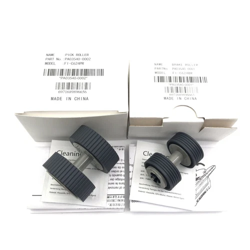 PA03540-0001 PA03540-0002 For Fujitsu Fi-6130 6140 6230 6240 Brake Pickup Roller - Picture 2 of 5