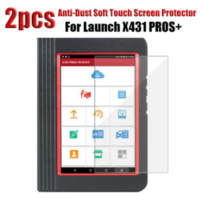 2pcs Soft Touch Screen Protector Film Anti-Dust Waterproof For Launch X431 PROS+
