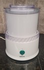 Vintage 1994 Krups La Glaciere 1 Qt Auto Ice Cream Maker Model 337 EC Works Nice