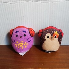 Squishmallow McDonalds LOT Of 2 Happy Meal Toy McDonalds Exclusive Grimace Hans