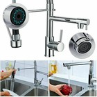 Chrome Kitchen Faucet 360°Swivel Single Handle Sink Pull Down Sprayer Mixer Tap — photo 7