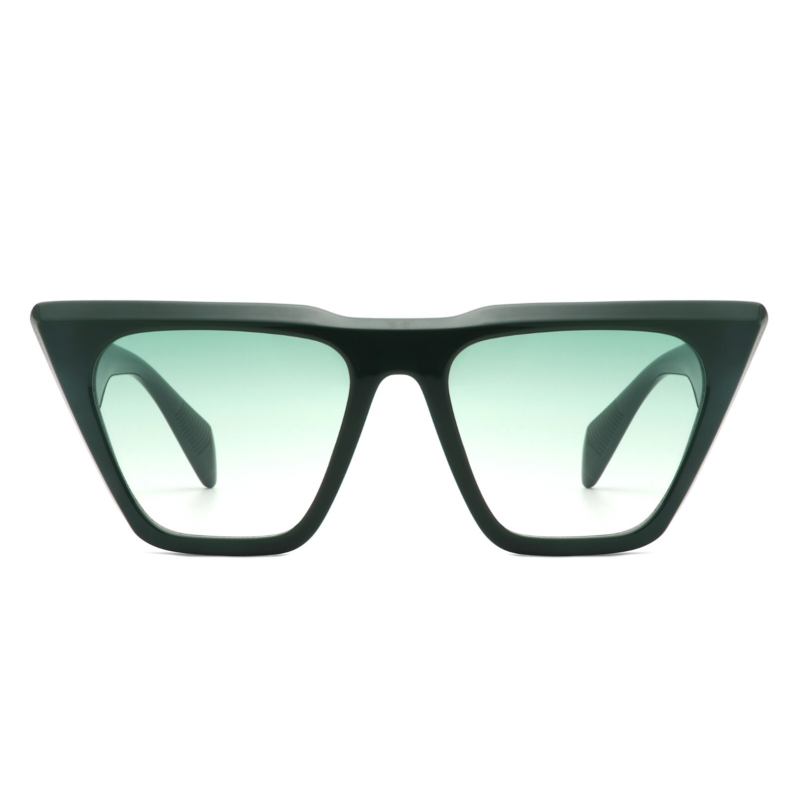 Retro Oversized Cat Eye Unisex Sunglasses - Square Flat Top Designed Sun Shades image 10