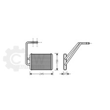 Wärmetauscher Innenraumheizung für Hyundai Elantra Stufenheck 2.0 Bj.00-06