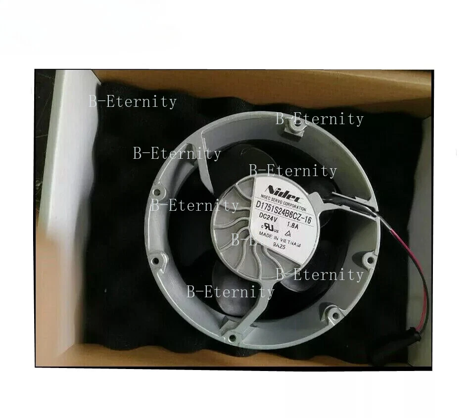 Nidec D1751S24B6CZ-16 6314HR 172*51MM DC24V 1.8A For ABB Inverter Fan ACS510/550 - Image 4 of 4