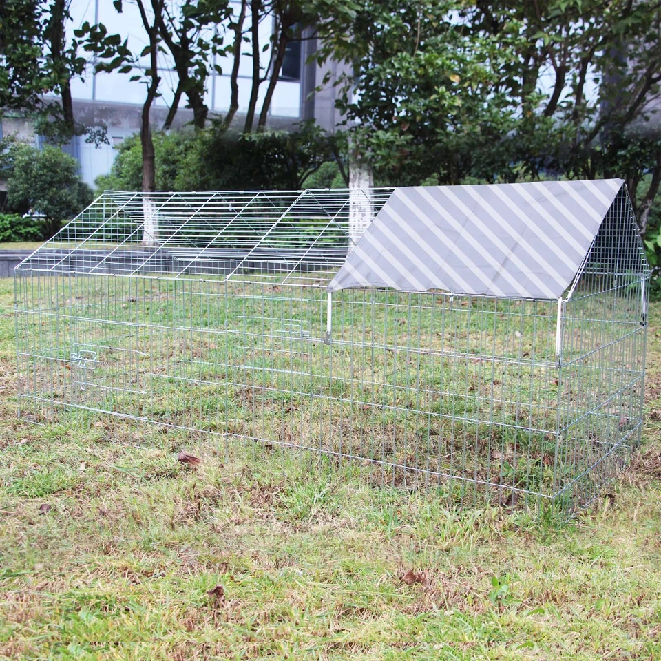 Enclos Lapin Parc ouvert Cage à lapin Lièvre Clapier Activité extérieure - Photo 1/3