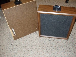 Speaker Boxes With Variable input And Attenuation  Dual Cone 8"