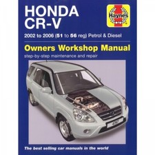 Honda CR-V 2002-2006 Benzin Diesel I-VTEC I-CDTI MK-II Reparaturhandbuch Haynes