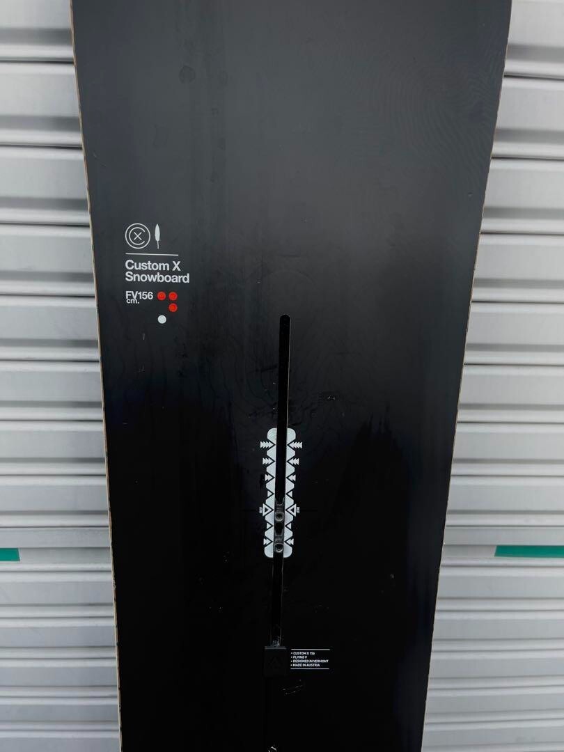 スノーボード 20-21 BURTON Custom X FV board 156cm Men's Burton Custom X Flying V Snowboard (All Mountain