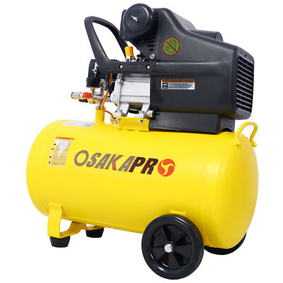 #ad Ultra Quiet 4.5HP Portable 13 Gallon Oil Lubricated Air Compressor with Wheels $322.99