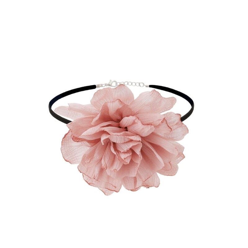 Exaggerated Choker Chain Delicate Neck Chain Romantic Flower Necklaces