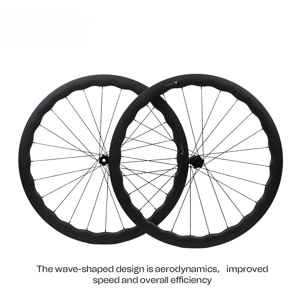 700C Carbon Disc Road Wheelset 25-28mm Tubeless 12x100 12x142 Axle  