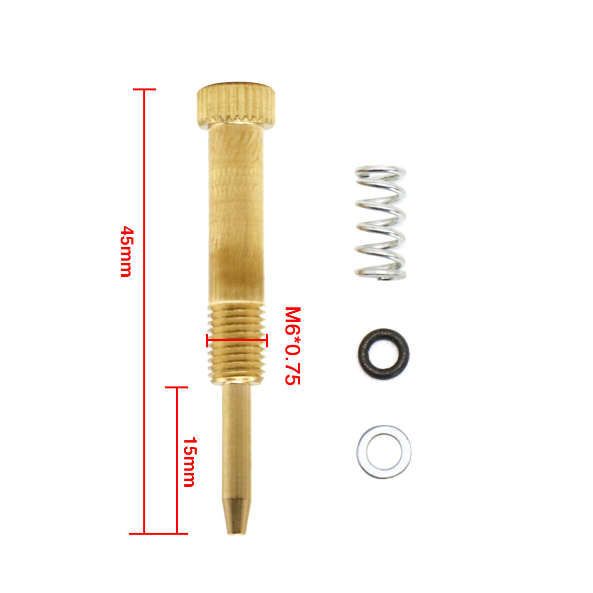 Carburetor Air Fuel Ratio Modify Long Screw Mixture Kit for Mikuni HSR