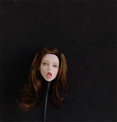 1/6scale Female head Sculpt  Tongue Out expression F 12''  Figure TBL Figure toys