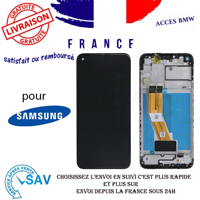 Originale Ecran LCD Complet Pour Samsung Galaxy A11 (A115F) Avec Châssis - Photo 1/1