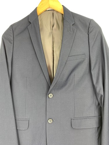 Boys Youth Size 18 Navy Blazer Nordstrom 2 Button Double Vent Jacket 1602 New - Picture 3 of 7