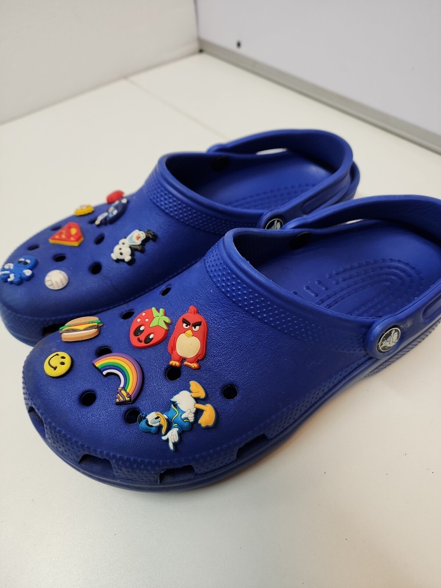 Blue Crocs with Add On Jibbitz Men display picture 3