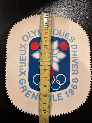 Rare Médaille des Jeux Olympiques, Grenoble 1968, Bronze argenté