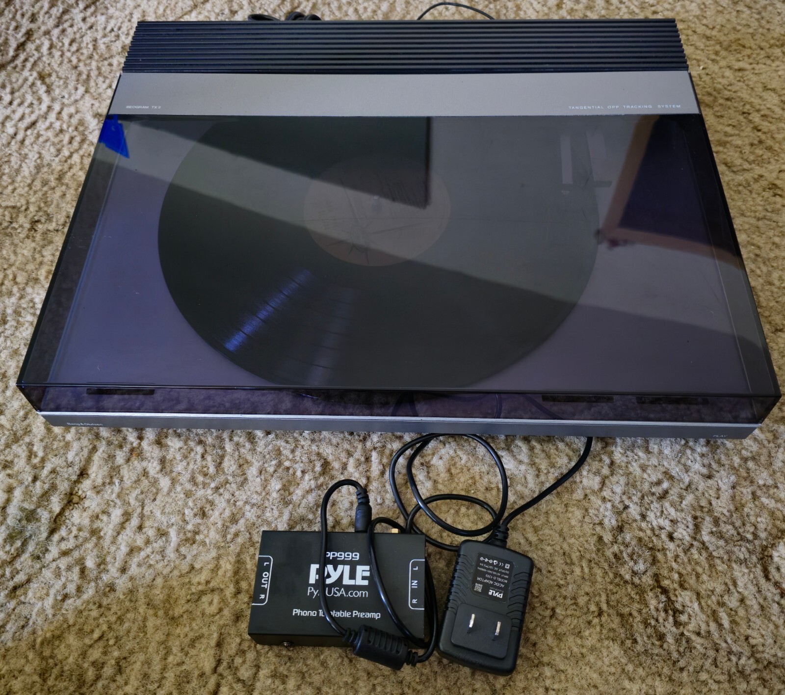 Bang & Olufsen TX 2 Turntable with MMC 3 Cartridge & Pyle Preamp eBay