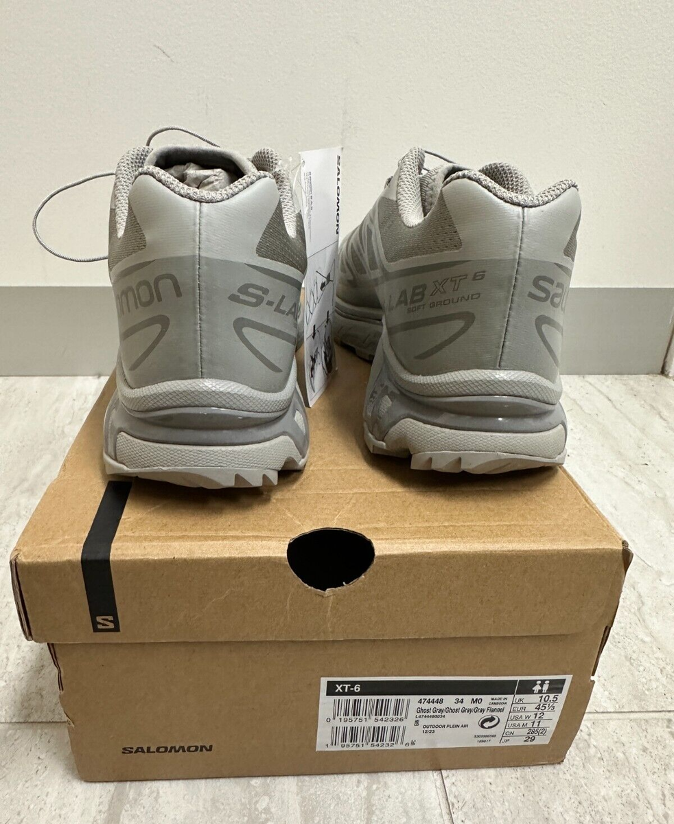 箱あり　SALOMON XT-6 ghost grey 27cm Salomon XT-6 Ghost Grey Men's - L47444800 - US