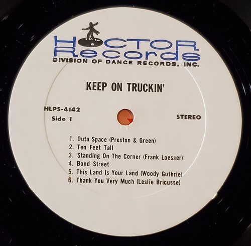 Keep On Truckin Vinyl LP Hoctor HLPS-4142 Jazz-Funk Easy Listening Space Age - Picture 4 of 4