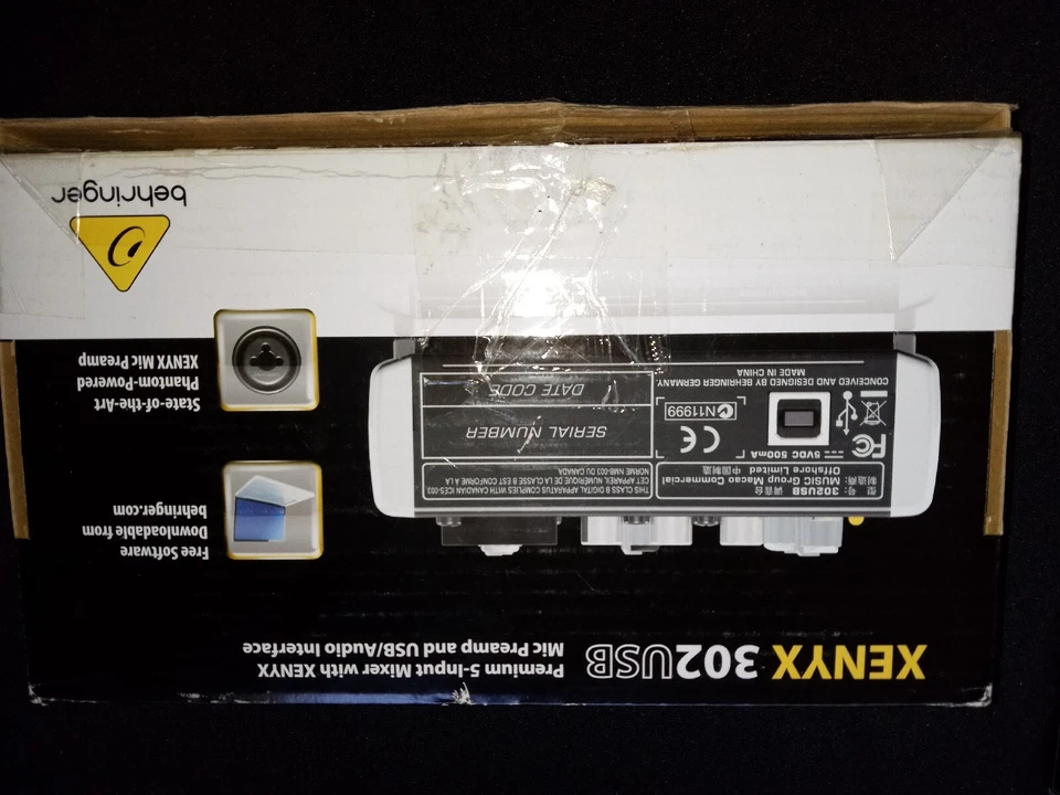 Xenyx 302 USB Premium 5 Input Mixer - Image 2 of 4