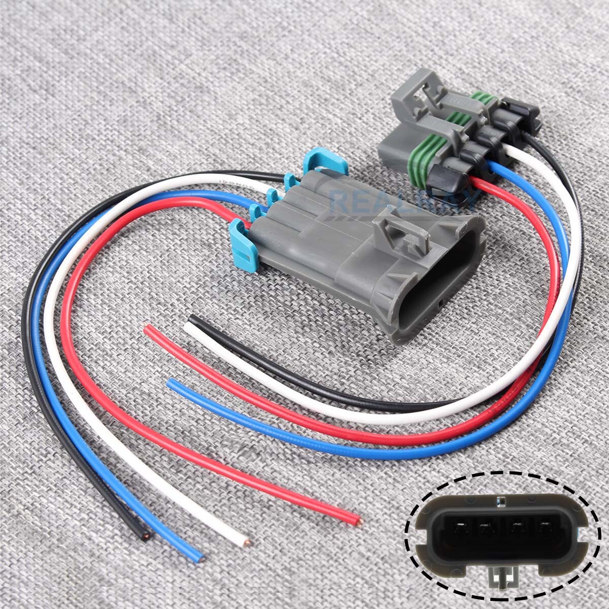 2pcs New Connector Harness Plug Repair Kit For Saltdogg 3017233