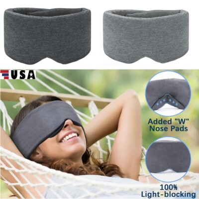 Cotton Eye Mask Handmade Blindfold Travel Adjustable Sleeping Mask Women Men USA