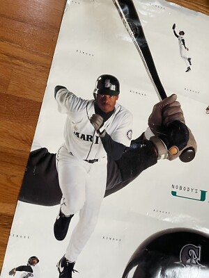 RARE Nike Ken Griffey Jr. Nobody's Perfect Poster Seattle Mariners