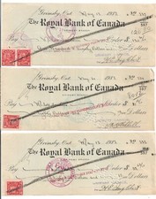 CANADA Lot 3 Royal Bank Canada Grimsby Garage Ontario 1932 Frontenac Oil Co. 207