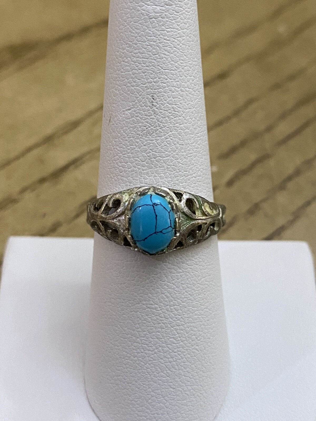 Sterling Silver Seta Designer Signed Turquoise So… - image 1