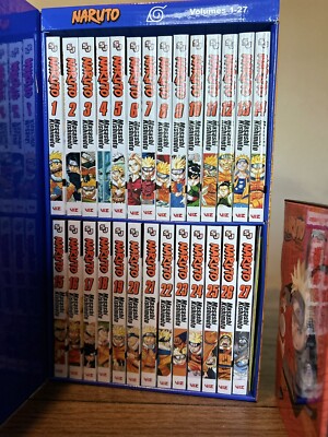 Naruto Manga Complete Set Volumes 1-72 + 1 Bonus Book Masashi