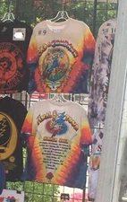 2023 Dead and Company The Final Tour Event Tie Dye Ice Cream Shirt Size 2XL