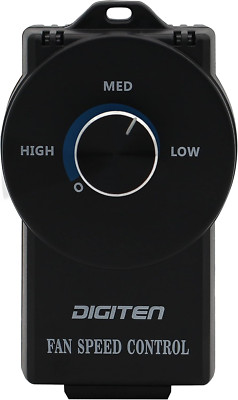 Variable Speed Controller, Fan Speed Controller, Cordless Vent Blower Speed Adju