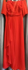 Stunning red prom dress size 16 with modifications