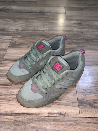 Rare Womens DC Shoes Hifi 300389 Olive 