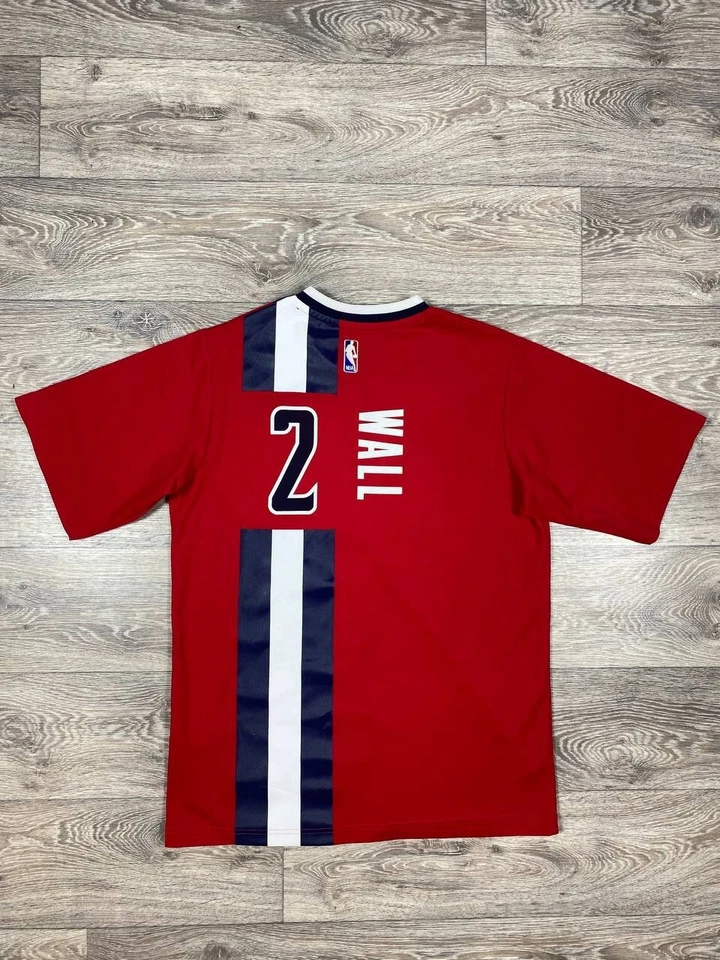 CAMISA MANGA JERSEY JOHN WALL WASHINGTON WIZARDS ADIDAS SWINGMAN TAMANHO P - Imagem 4 de 4