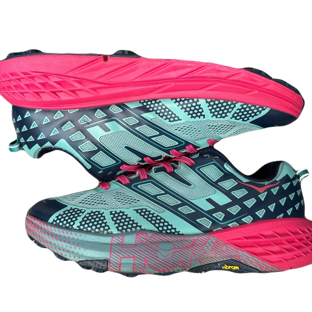 Hoka One One Speedgoat 2 Trail Running Shoes Sneakers Blue