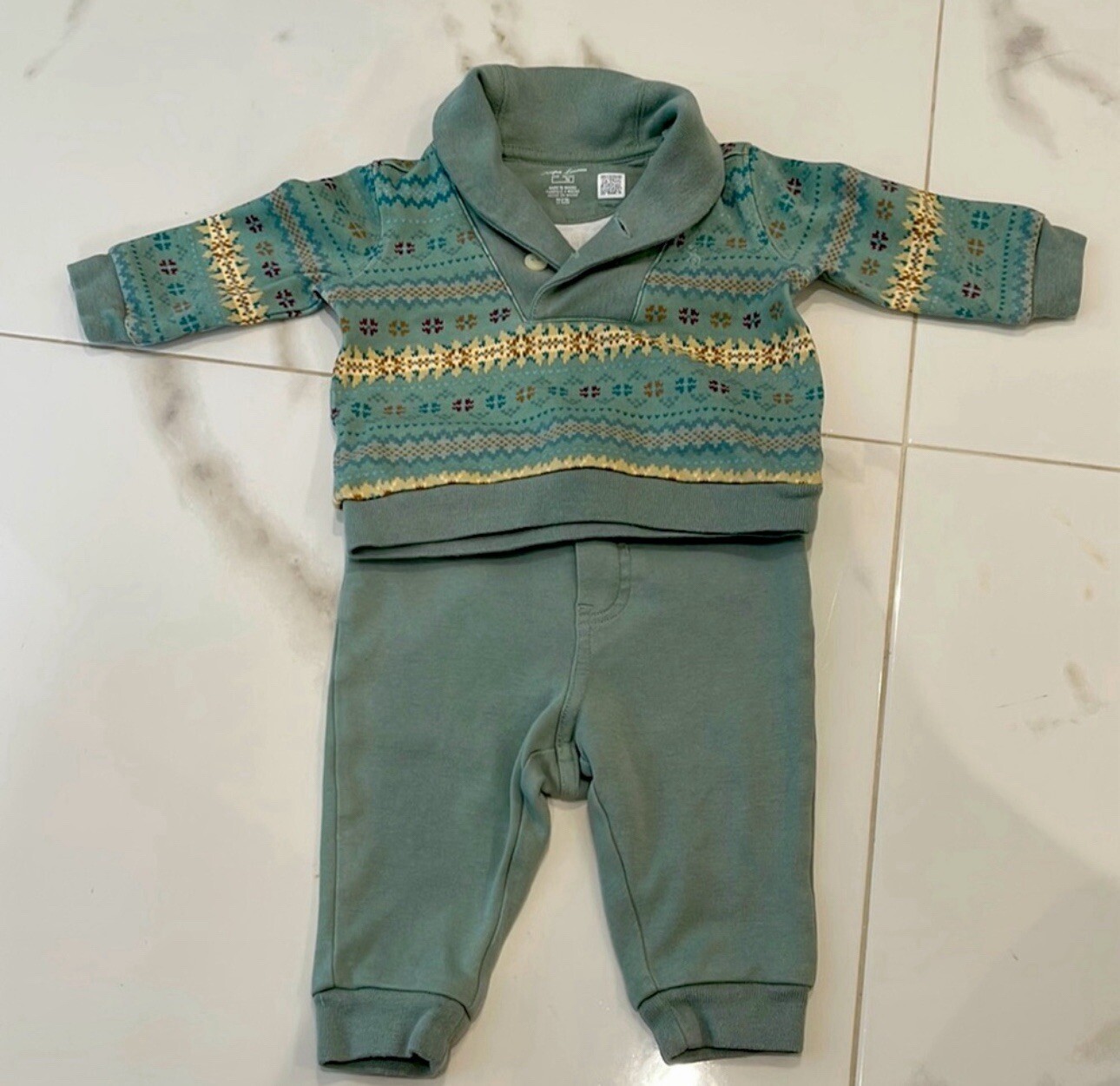 Polo Ralph Lauren Toddler Boys Sweater With Matching Pants Size 6 Months