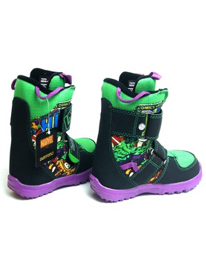 Burton Marvel Youth Kids Mini Grom Snowboard Boots Size 12c